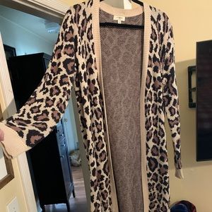 Leopard print Cardigan